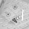 Duschablage Eckregal silber matt Aluminium Bad Dusche Produktbild-Vorschau 7