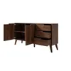 Kommode NOREL 2D3S - Modernes Sideboard in Warmia Walnuss Produktbild-Vorschau 4