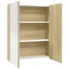 VidaXL 331530, Eiche, Weiß, 1 Stück(e) Produktbild-Vorschau 1
