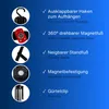 LED Arbeitsleuchte Akku Handlampe 360° Magnetfuß Produktbild-Vorschau 3