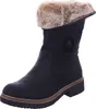 Rieker Scarpe Donna Stivali Foderato Stivali Invernali Nero Anteprima dell’immagine prodotto 1