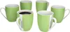 6er Set Variant Grün Kaffeebecher 350ml bunte Produktbild-Vorschau 1
