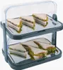 APS Buffet-Vitrine DOPPELDECKER schwarz Produktbild-Vorschau 11