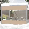 Topchances Bâche PVC transparente avec oeillets Rideaux de Voir les images du produit 10