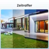 A modern house shown at different times of the day, from daylight to night. Produktbild-Vorschau
