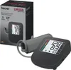 A blood pressure monitor and its packaging are shown. Produktbild-Vorschau