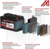 LANGZEIT Autobatterie 12V 44AH 390A ersetzt 40Ah 42Ah 45Ah Produktbild-Vorschau 4