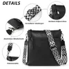 Umhängetasche damen Mittelgroß, Handtasche mit mehreren, Produktbild-Vorschau 3