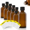 Oputec 10 x 50ml Tropfflaschen aus Glas + 5 Produktbild-Vorschau 1