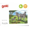 Goki Mini puzzle en bois - Animaux sauvages Voir les images du produit 6