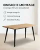 Esstisch Gandhi | 110 x 70 cm | Holz-Optik mit Baumkante in Produktbild-Vorschau 7