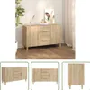 The Living Store Sideboard Sonoma-Eiche 100x36x60 cm Produktbild-Vorschau 11