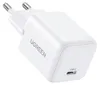Chargeur Mural Ugreen X512 20 W GaN 1x USB-C Blanc Voir les images du produit 1