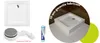 ECOLAM Receveur de douche carré Tim 80x80 x 15 cm | Voir les images du produit 9