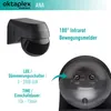 2x Oktaplex Bewegungsmelder Außen IP44 Infrarotsensor 180° Produktbild-Vorschau 3