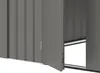 Metall Gerätehaus Modell Skylight 5,80 m² Alu Grau Produktbild-Vorschau 12