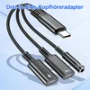 USB-C-Audioadapter 3-in-1, Typ-C-auf-Klinke-Adapter mit Produktbild-Vorschau 2