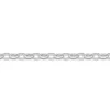 A close-up, straight-on view of a silver chain bracelet against a white background. Náhľad obrázku produktu
