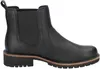 A black leather Chelsea boot is shown from the side against a white background. Podgląd zdjęcia produktu