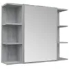 vidaXL Kúpeľňová zrkadlová skrinka Grey Sonoma 80x20,5x64 Náhľad obrázku produktu 1