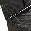 The Living Store Gartentruhe Schwarz 291L Poly Rattan Produktbild-Vorschau 8