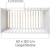 roba Beistellbett, weiß, höhenverstellbar, inkl. Lattenrost Produktbild-Vorschau 5
