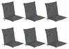 Beautissu Lot de 6 coussins pour dossier bas Loft NL, 100 x Voir les images du produit 1