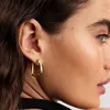 PANDORA Rechteckige Damen Ohrringe Essence, IP Gold Produktbild-Vorschau 5