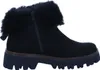 A black winter boot with fur trim. Produktbild-Vorschau