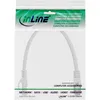 InLine Patchkabel, SF/UTP, Cat.5e, weiß, 0,3m, 0,3 m, Produktbild-Vorschau 3