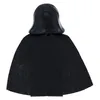 A black LEGO minifigure cape and hood accessory, shown from the back. Náhled obrázku produktu