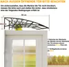 Outsunny stříška na vchodové dveře, stříška 90 x 295 cm, Náhled obrázku produktu 7