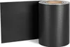 A roll of black privacy screen material is shown, with a portion unrolled and lying flat. Produktbild-Vorschau