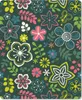 MuchoWow® Mauspad Mousepad Blätter - Muster - Blumen 19x23 Produktbild-Vorschau 1