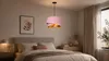 Hanglamp, pendellamp, lampenkap van velours, roze. Productafbeelding-voorbeeld 5