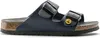 A single blue Birkenstock Arizona ESD sandal is shown from the side against a white background. Náhľad obrázku produktu