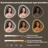 S'AFIELINA Specchio Bagno LED 60 x 70 cm, Retroilluminato, Anteprima dell’immagine prodotto 7