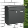 BASI - Briefkasten - BK 360M - Stahl matt anthrazit - Produktbild-Vorschau 2