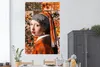 MuchoWow® Poster Mädchen mit Perlenohrring - Johannes Produktbild-Vorschau 2