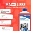 A marketing image for a descaler product, featuring customer testimonials and a product bottle. Produktbild-Vorschau