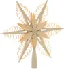 Baumschmuck Christbaumspitze Mittig Stern(Beidseitig) Produktbild-Vorschau 1