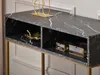 Tavolo consolle JIGME - oro / marmo nero / nero Anteprima dell’immagine prodotto 11