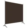 vidaXL 1-dielny rozdeľovač izieb hnedý 175x180 cm - Náhľad obrázku produktu 3