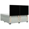 Boxspringbett mit Matratze Hellgrau 180x200 cm Samt Produktbild-Vorschau 10