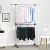 SONGMICS Rollgarderobe Doppelstange aus Edelstahl (101-163) Produktbild-Vorschau 2