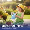 Gießkanne Elefant Kunststoff hellblau 24x20x12cm 1,5 Liter Produktbild-Vorschau 4