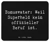 Mr. & Mrs. Panda Mouse Pad Spruch Bonusvater Superheld - Produktbild-Vorschau 1
