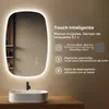 Espejo de pared LED S'AFIELINA, 80x50 cm – Espejo de baño Vista previa de la imagen del producto 7