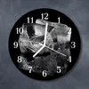 Glasuhr Wanduhr Küchenuhr Echt-Glas 30fi cm Eiswürfel Produktbild-Vorschau 2
