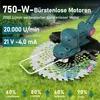 Akku-Rasentrimmer 21V mit 2 Batterie, 5-in-1 Freischneider, Produktbild-Vorschau 2